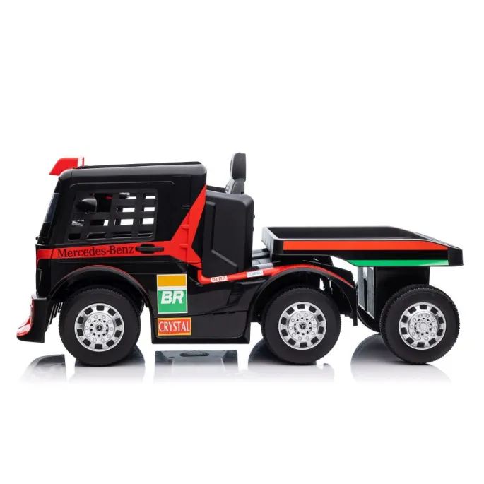 Auto Na Akumulator Mercedes + Naczepa XMX622B Czerwony LCD