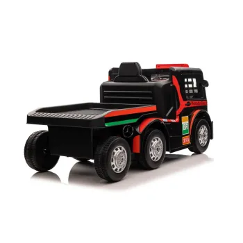 Auto Na Akumulator Mercedes + Naczepa XMX622B Czerwony LCD