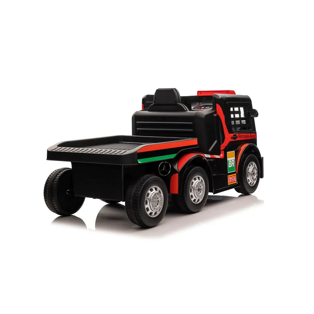 Auto Na Akumulator Mercedes + Naczepa XMX622B Czerwony LCD