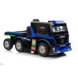 Auto Na Akumulator Mercedes + Naczepa XMX622B Granatowy LCD