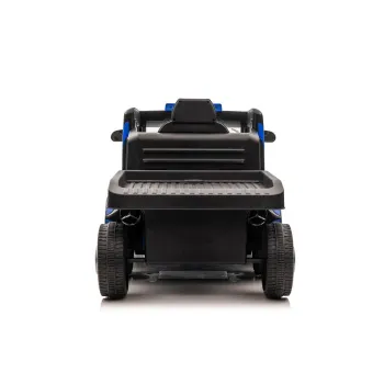 Auto Na Akumulator Mercedes + Naczepa XMX622B Granatowy LCD