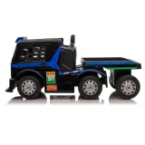 Auto Na Akumulator Mercedes + Naczepa XMX622B Granatowy LCD