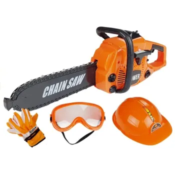 Zestaw Majsterkowicza Piła Rękawice Kask Okulary