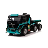 Auto Na Akumulator Mercedes+ Naczepa XMX622B Niebieski LCD