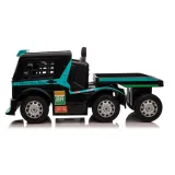 Auto Na Akumulator Mercedes+ Naczepa XMX622B Niebieski LCD