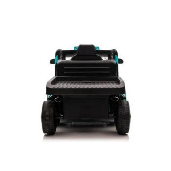 Auto Na Akumulator Mercedes+ Naczepa XMX622B Niebieski LCD