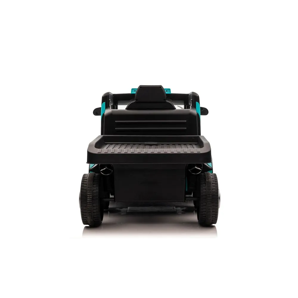 Auto Na Akumulator Mercedes+ Naczepa XMX622B Niebieski LCD