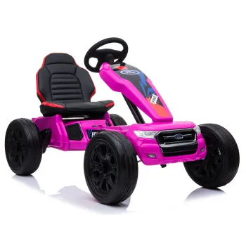 Gokart na Akumulator DK-G01 Różowy
