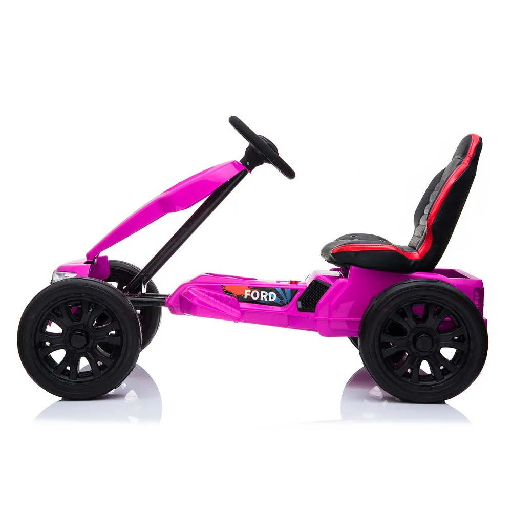 Gokart na Akumulator DK-G01 Różowy