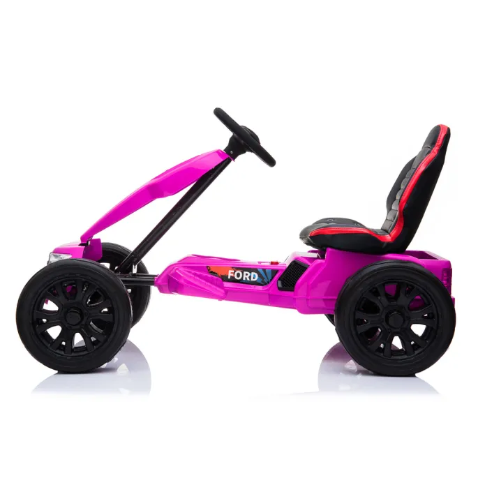 Gokart na Akumulator DK-G01 Różowy