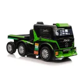 Auto Na Akumulator Mercedes + Naczepa XMX622B Zielony LCD
