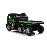 Auto Na Akumulator Mercedes + Naczepa XMX622B Zielony LCD