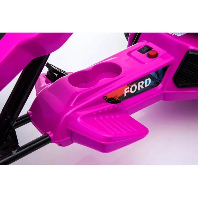 Gokart na Akumulator DK-G01 Różowy