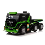 Auto Na Akumulator Mercedes + Naczepa XMX622B Zielony LCD