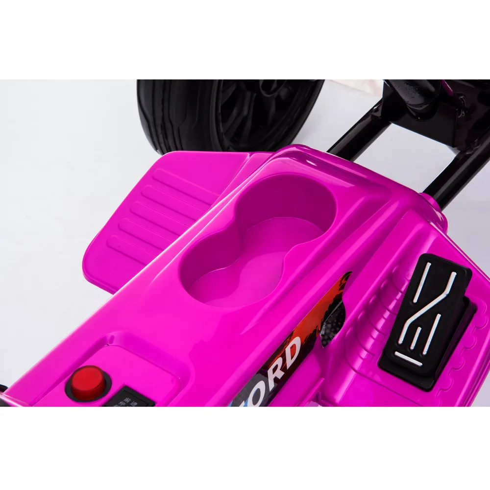 Gokart na Akumulator DK-G01 Różowy