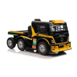 Auto Na Akumulator Mercedes + Naczepa XMX622B Zółty LCD