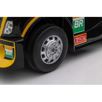 Auto Na Akumulator Mercedes + Naczepa XMX622B Zółty LCD