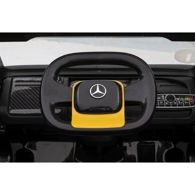 Auto Na Akumulator Mercedes + Naczepa XMX622B Zółty LCD