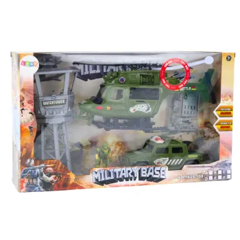 Kompletny zestaw militarny z realistycznymi elementami dla dzieci