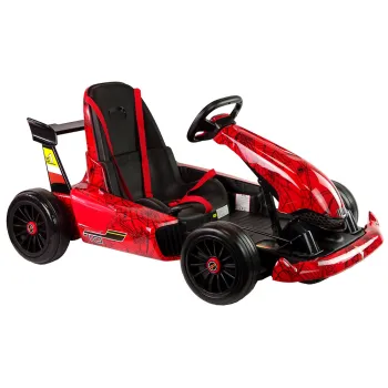 Czerwony gokart na akumulator XMX619 z lakierowaną karoserią Spider