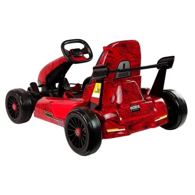 Nowoczesny gokart na akumulator XMX619 na tle białym