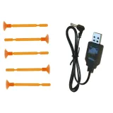 Robot na akumulator ładowany USB w zestawie z pociskami