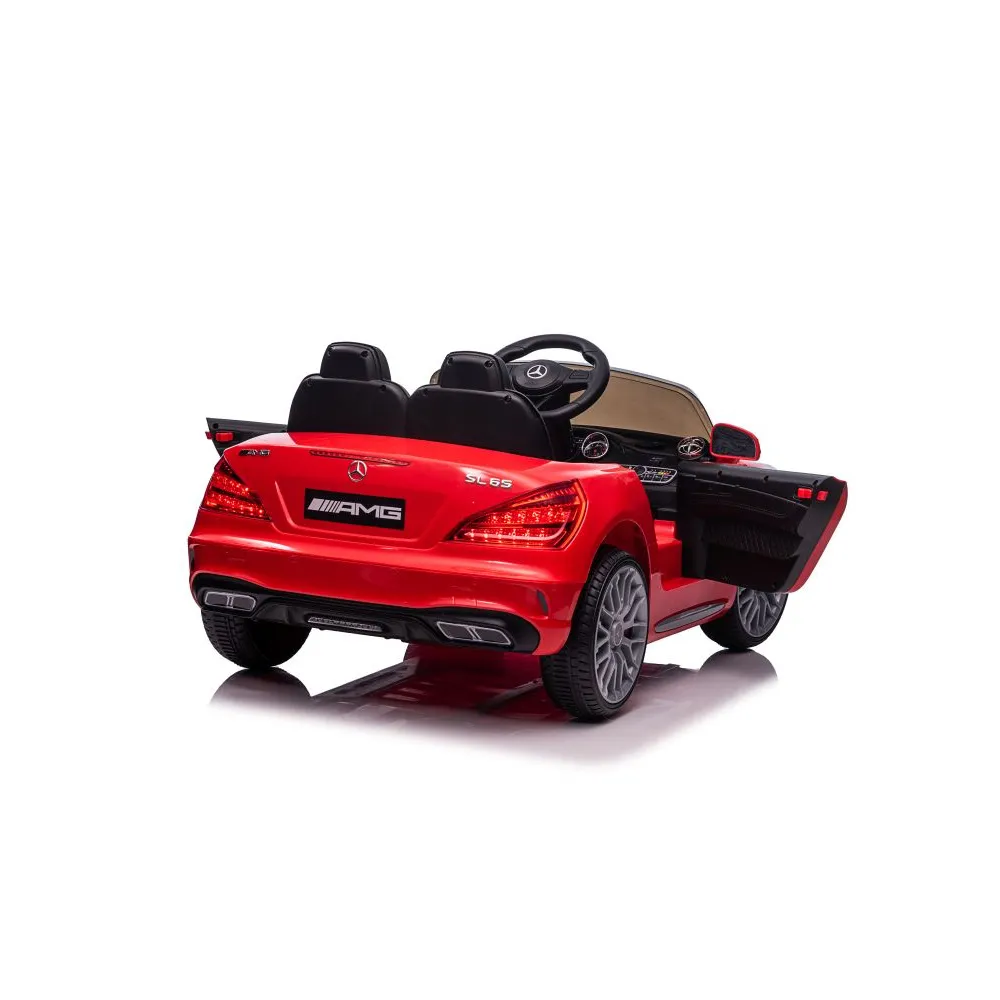 Auto Na Akumulator Mercedes SL65 S Czerwony Lakierowany LCD