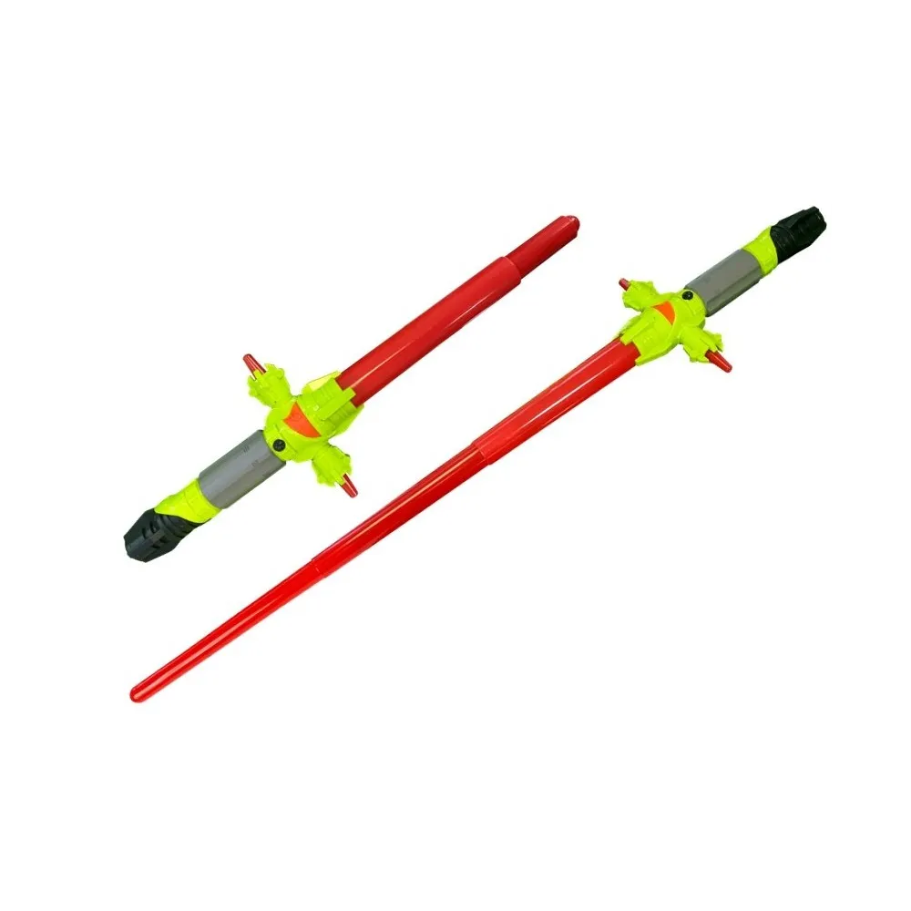 Miecz świetlny z efektami i maska ochronna – zabawka sci-fi dla najmłodszych