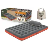 Dmuchany materac Bestway 67703 o wymiarach 203x152x22 cm rozłożony na podłodze