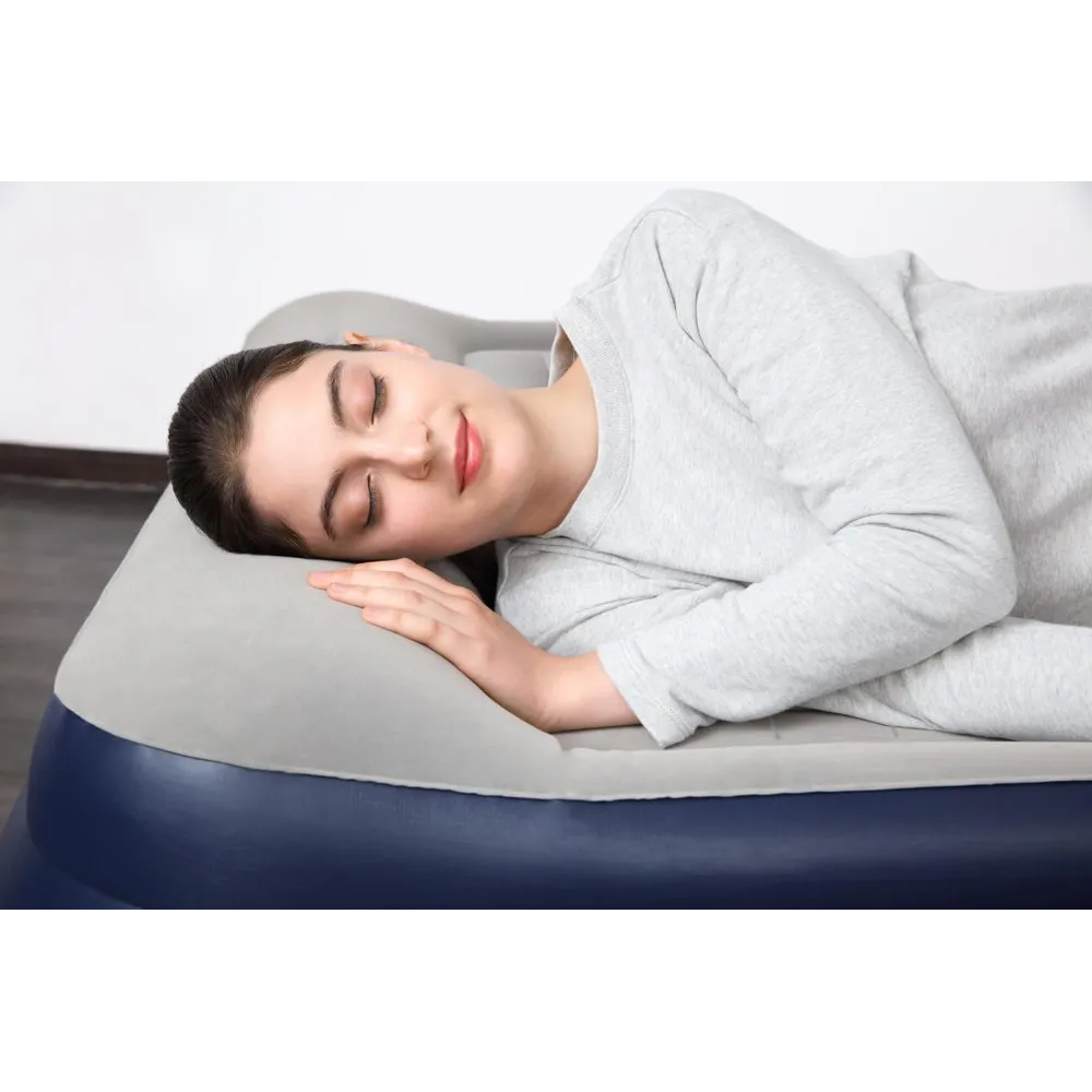 Praktyczny dmuchany materac Bestway 67690 jako łóżko gościnne