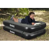 Zestaw dwóch dmuchanych materacy z łatą naprawczą od Bestway