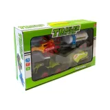 Scenka zabawy autkami farmerskimi rozwijająca wyobraźnię malucha