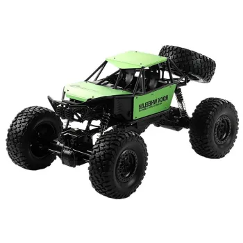 Zielony Monster Truck na resorach z pilotem 2,4 GHz