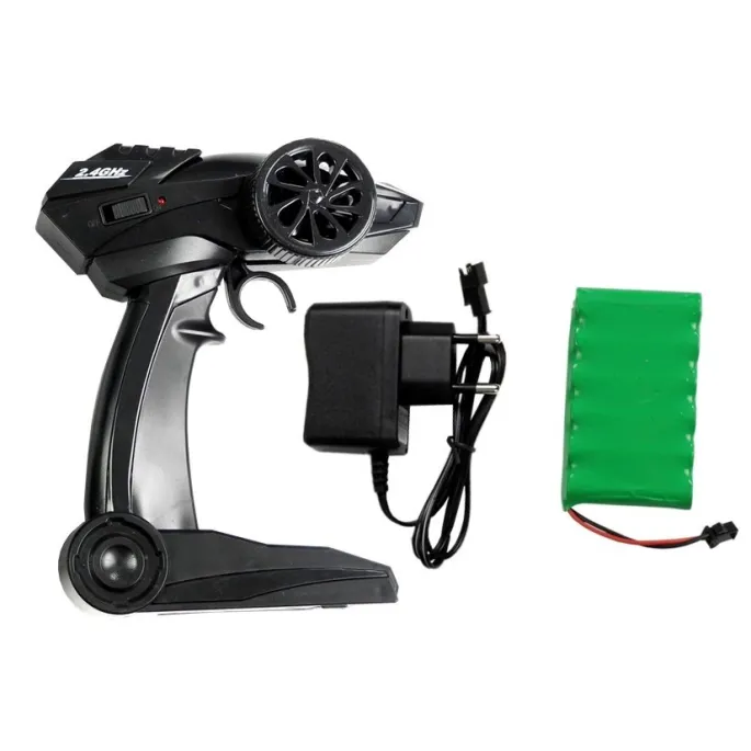 Auto RC Monster Truck zielone, dynamiczna jazda po trawie