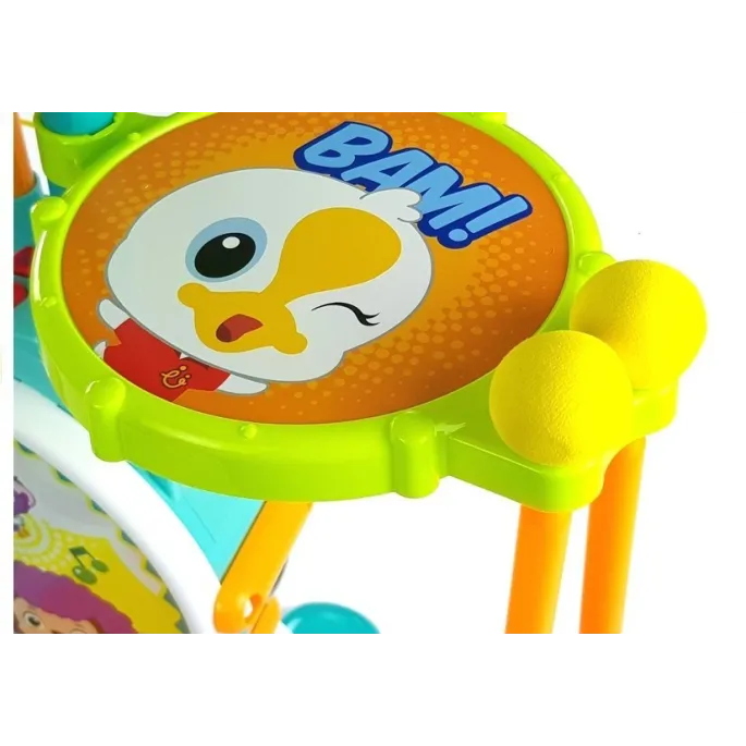 Zestaw perkusyjny dla dzieci do nauki rytmu i koordynacji ruchowej