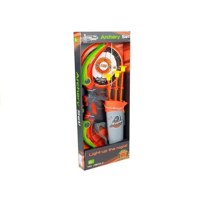 Łuk zabawkowy rozwijający zręczność oraz celność u najmłodszych