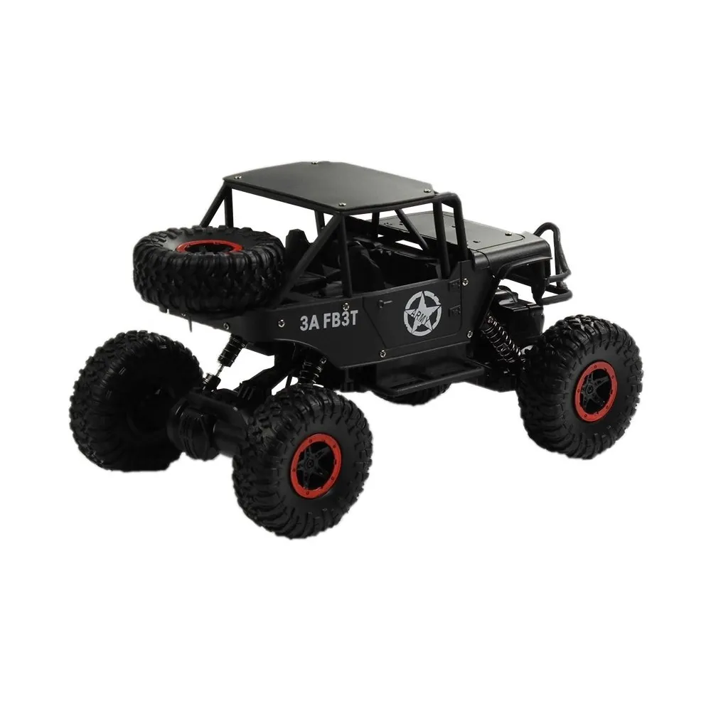 Pilot zdalnego sterowania do auta Jeep R/C 1:18 czarnego