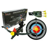 Kusza na strzałki z przyssawką w kolorze ciemnozielonym dla dzieci