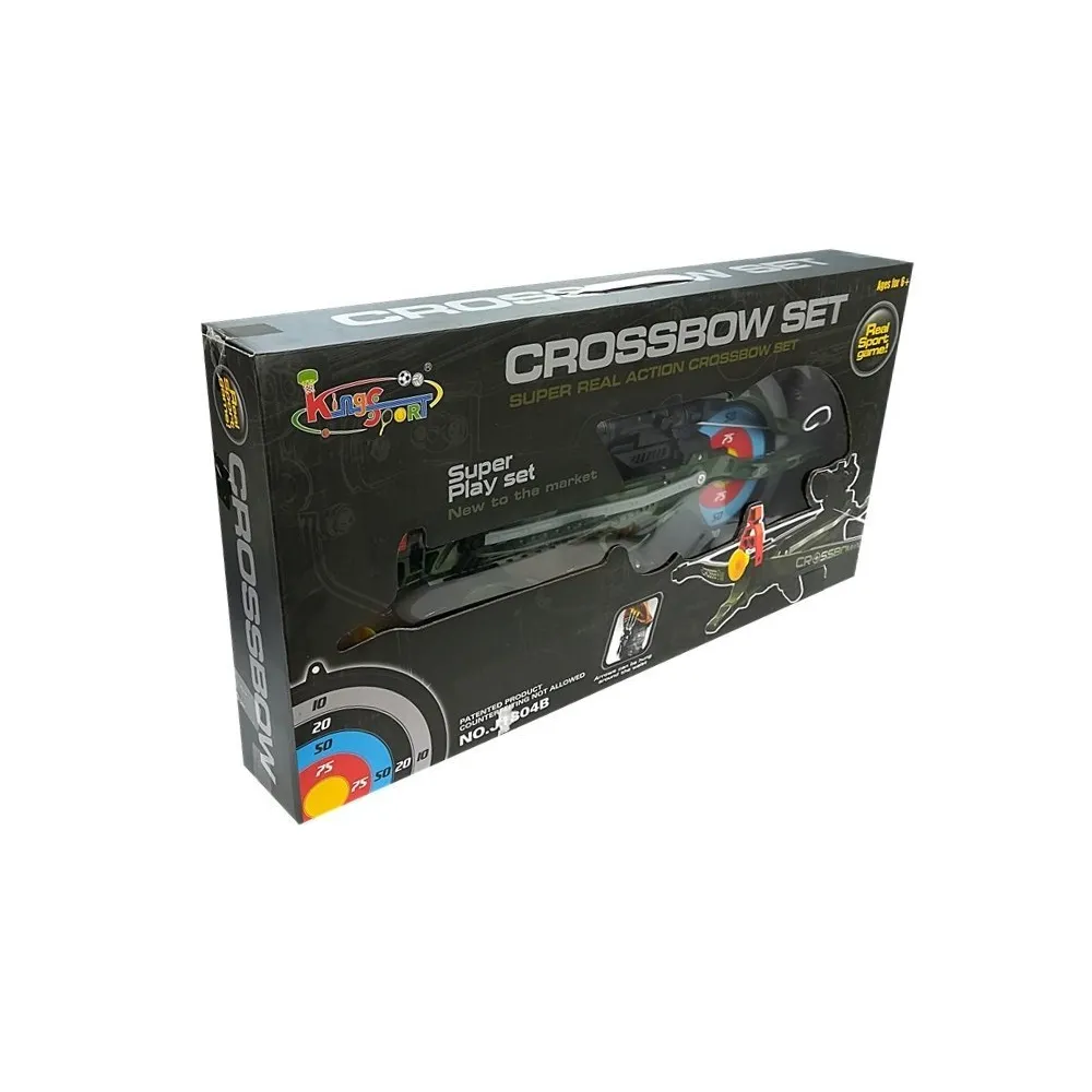 Zestaw łuczniczy z kuszą, bełtami i celownikiem laserowym