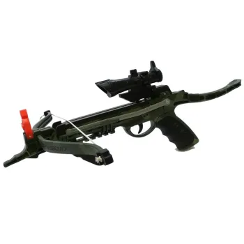 Zabawkowa kusza z bezpiecznymi strzałkami zakończonymi przyssawkami