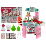 stolik do opieki niemowlaka z pralką i akcesoriami dla dzieci