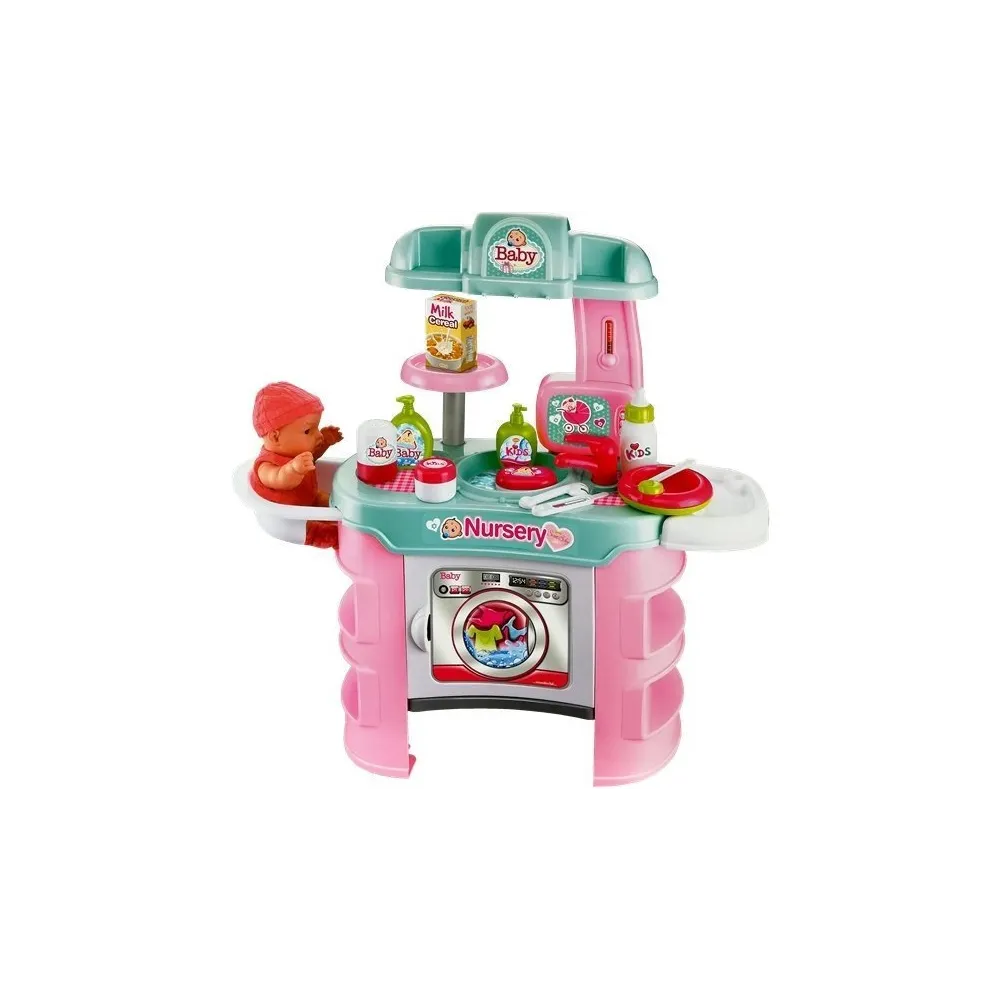 zestaw edukacyjny z akcesoriami do pielęgnacji lalek