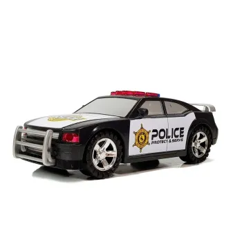 Realistyczne auta straży pożarnej i policji w praktycznym opakowaniu prezentowym