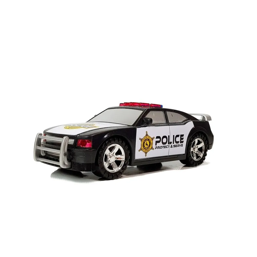 Realistyczne auta straży pożarnej i policji w praktycznym opakowaniu prezentowym