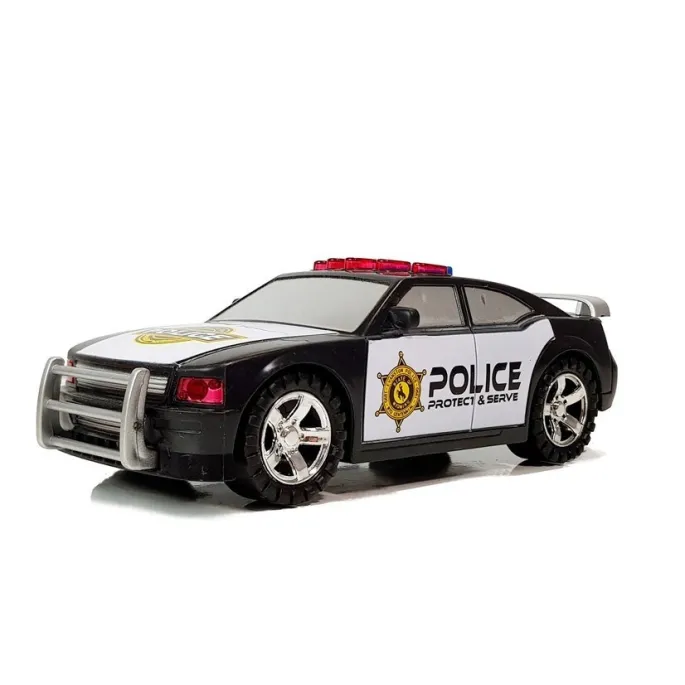 Realistyczne auta straży pożarnej i policji w praktycznym opakowaniu prezentowym