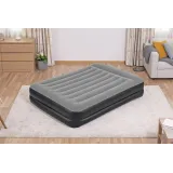 Zbliżenie na flokowaną powierzchnię materaca Bestway 203 x 152 cm