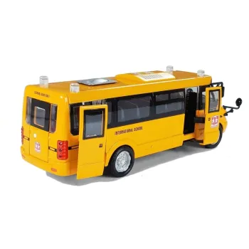 Autobus szkolny zabawkowy z efektami świetlnymi i dźwiękowymi