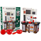 Interaktywna kuchnia dziecięca z lodówką i 58 akcesoriami