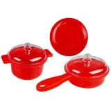 Kolorowa kuchnia z piekarnikiem i ruchomym zegarem dla najmłodszych