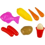 Zabawkowa lodówka i okap w kuchni dla dzieci 3+